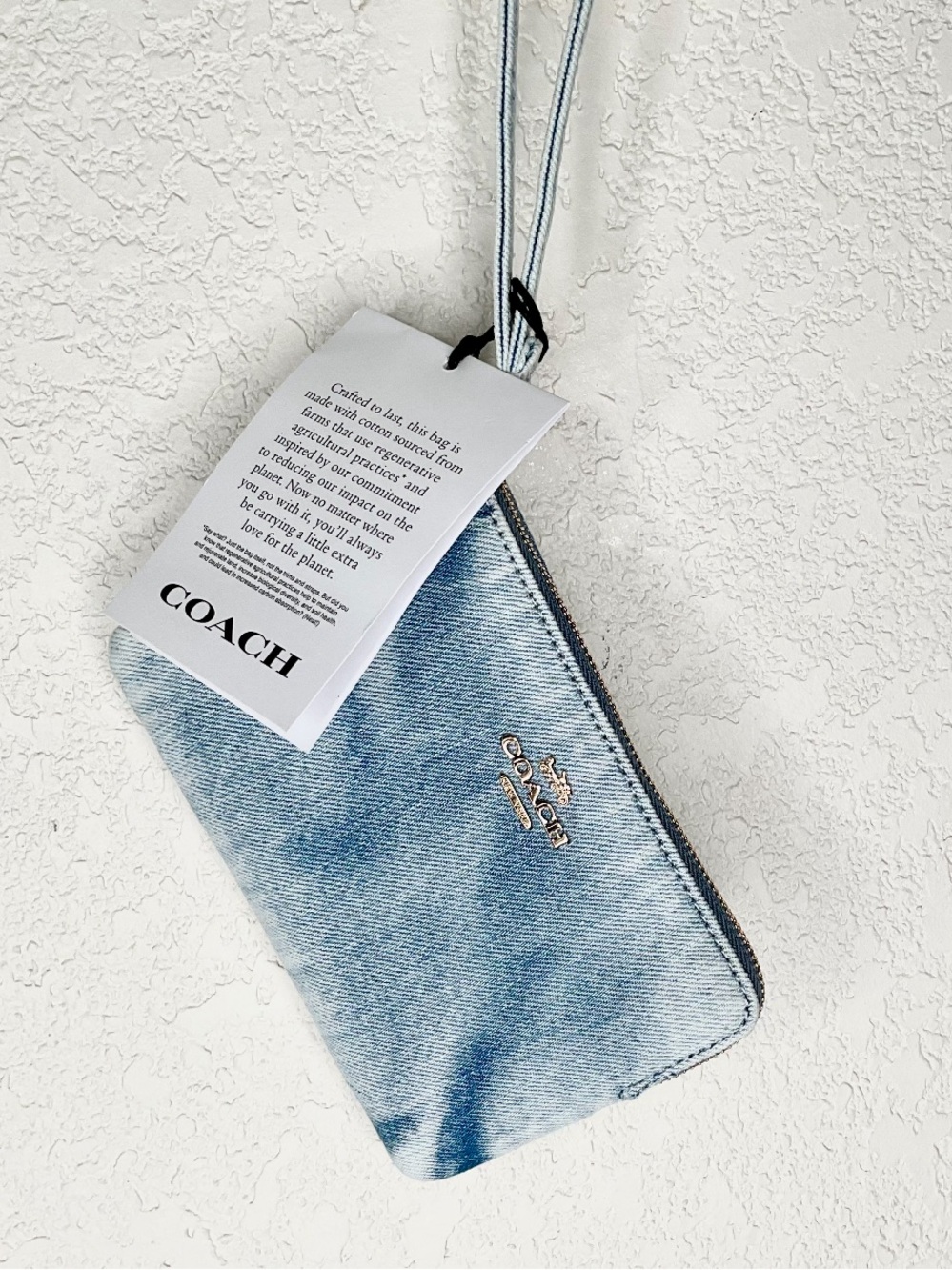 Coach Denim Light Blue & White,Y2K throw back